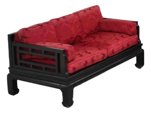 Mid-Century Chinoiserie Tomei Sofa by Raymond Sobota for Century Furniture