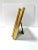 Gold Gilt Leather Picture Frame – Italian Style Textured Frame, Vintage Wall Decor For Sale In Louisville - Image 6 of 7