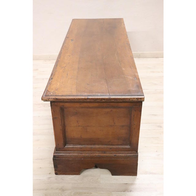 Antique Blanket Chest in Walnut, 1700s For Sale - Image 11 of 14