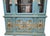 "The Blue Duchess" Hand Painted Neoclassical Display Armoire, China Hutch For Sale - Image 12 of 16