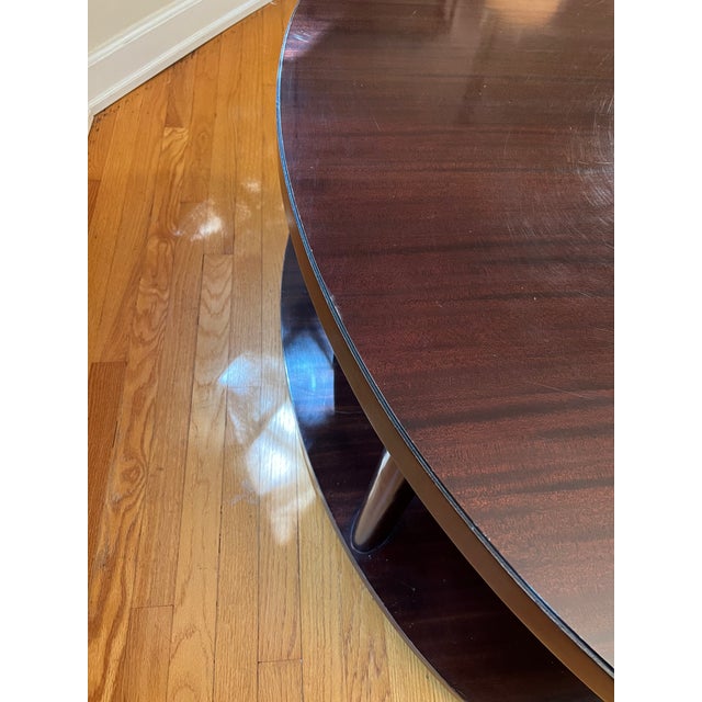 Baker Furniture Oval Coffee Table by Barbara Barry For Sale - Image 10 of 12