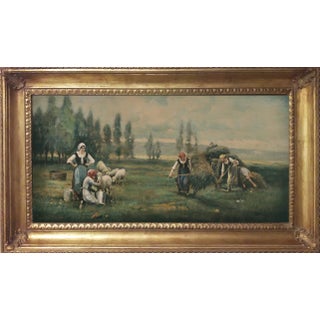 Emilio Pergola, Country Landscape, 2006, Oil on Canvas, Framed For Sale