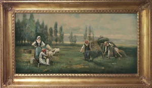 Emilio Pergola, Country Landscape, 2006, Oil on Canvas, Framed