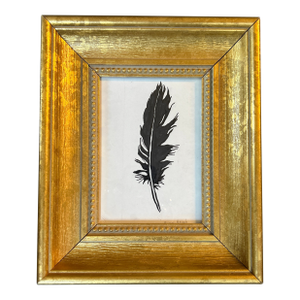 Contemporary Original Anna Heigh Black Feather Painting