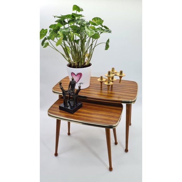 1970s Vintage Nesting Tables, 1960s, Set of 2 For Sale - Image 5 of 10