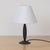1920s 1920s Petite French Art Nouveau Iron Table Lamp For Sale - Image 5 of 11