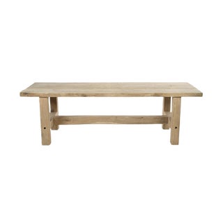 Farm Table in Raw Oak For Sale