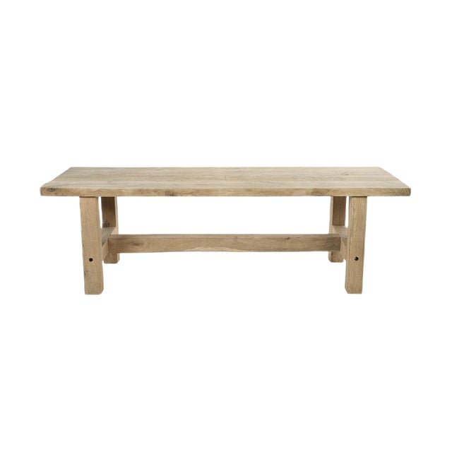 Farm Table in Raw Oak For Sale