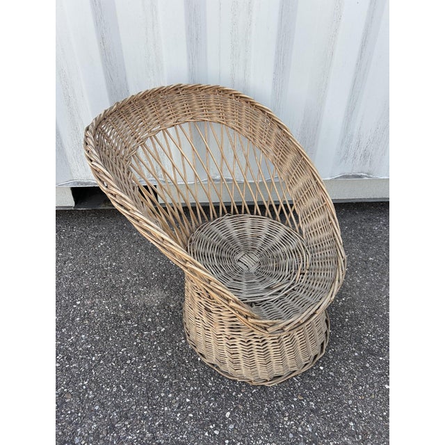 Wicker Living Room Set, 1970s, Set of 4 For Sale - Image 6 of 17