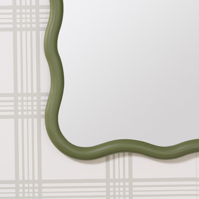 Contemporary Candace Sage Wisdom Wall Mirror For Sale - Image 3 of 5