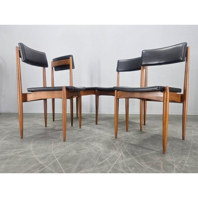 Mid-Century Dining Chairs, Denmark, 1970s, Set of 4 For Sale - Image 11 of 13