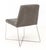 Ligne Roset Gray Suede Upholstered Side Chair For Sale In New York - Image 6 of 7
