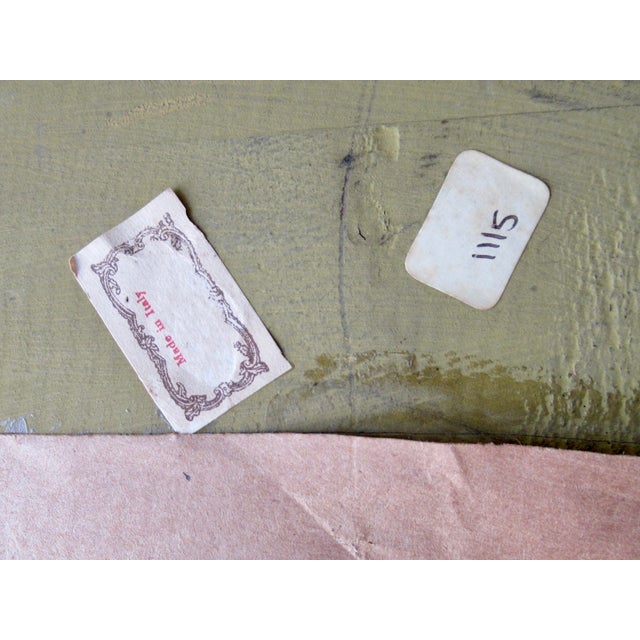 Hollywood Regency Italian Carved, Gilt Wood Silver & Gold Scalloped Shell Motif Mirror For Sale - Image 16 of 18