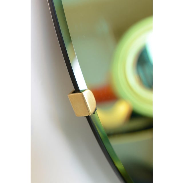 Green Green Sculptural Concave Mirror, 2020s For Sale - Image 8 of 9