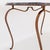20th Century Gold Metal Side Table with Marble Top by René Prou For Sale - Image 3 of 11