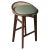 Textile Brummell Bar Stool by Wood Tailors Club For Sale - Image 7 of 7