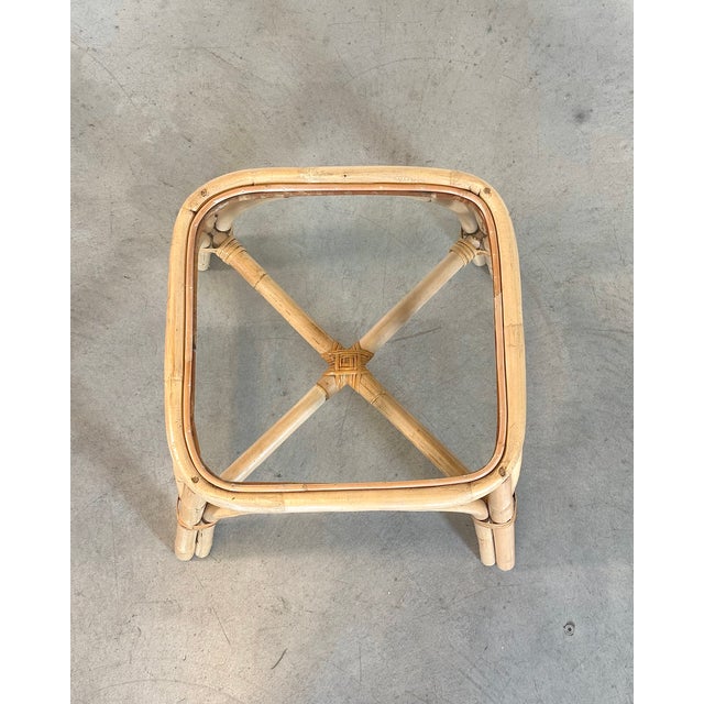 Vintage Bamboo Coffee Table, 1970s For Sale - Image 4 of 7