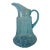 Vintage Northwood Blue Opalescent Glass Water Pitcher For Sale