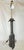 Traditional Antique Cast Metal Lamp For Sale - Image 3 of 8