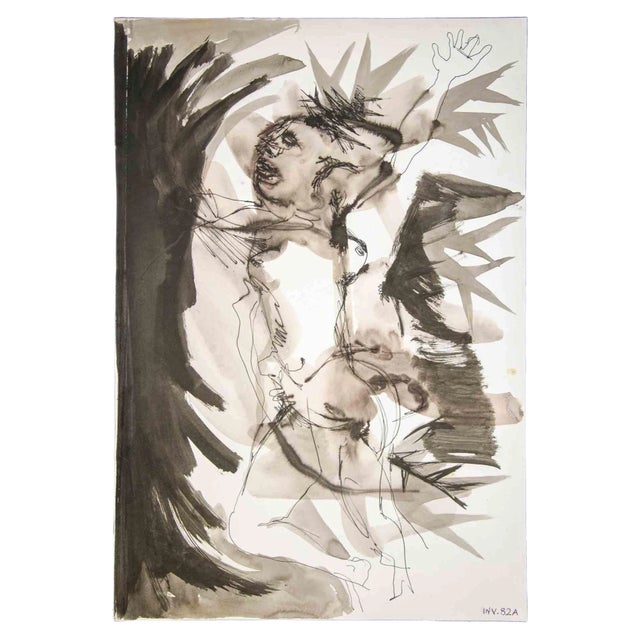 Leo Guide, Figures, Drawings, 1970s For Sale