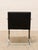 Mid 20th Century Mid 20th Century Styled After Mies Van Der Rohe Flat Bar Brno Chair in Black Leather & Chrome For Sale - Image 5 of 12