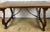 Italian 18th Century Trestle Table, Baroque Style European Walnut Center Table For Sale In Miami - Image 6 of 11