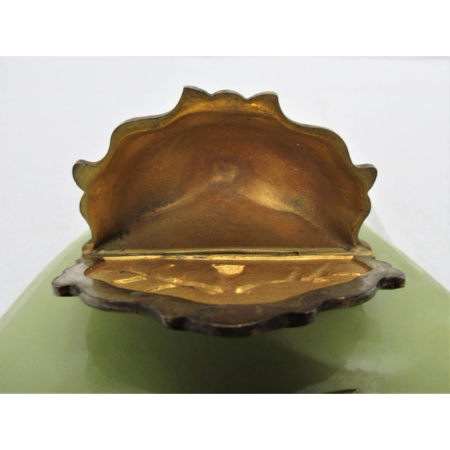 Large Holy Water Font Jesus Mary Marble Brass Spain Marqueses De Alella - a Pair For Sale - Image 12 of 13