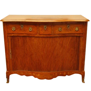 Dutch Marquetry Tambour Cabinet