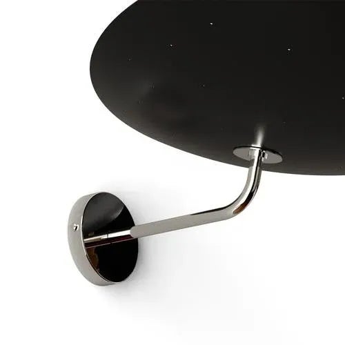 2059 Chrome Wall Lamp by Disderot Limited Edition. Designed by Pierre Disderot. Dimensions: Ø 40 x H 12 cm. Materials:...