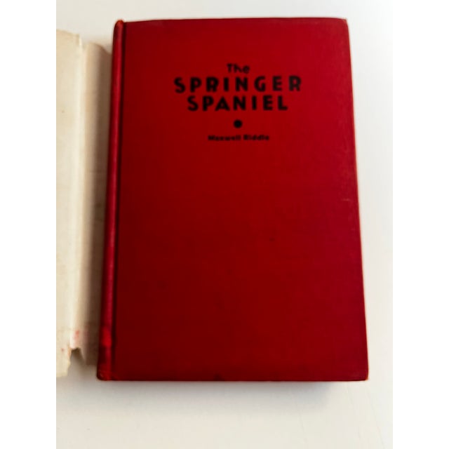 1951 the Springer Spaniel by Maxwell Riddle Book | Chairish