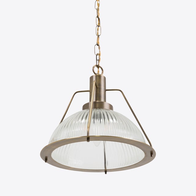 Small Aged Brass Hoxton Pendant from Pure White Lines For Sale - Image 9 of 13