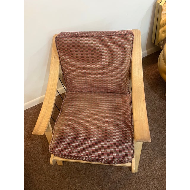 Mid Century Modern MCM Fox Manufacturing Lounge Chair For Sale - Image 4 of 11