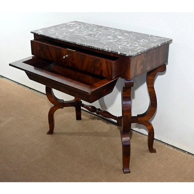 Restoration Period Worker Mahogany Console Table, Early 19th Century For Sale - Image 4 of 18