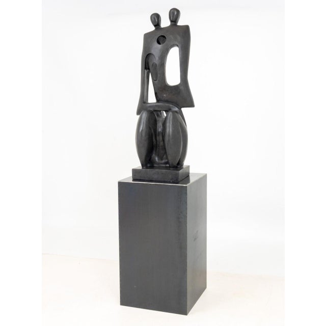 Contemporary Abstract Figures Marble Sculpture For Sale In New York - Image 6 of 12