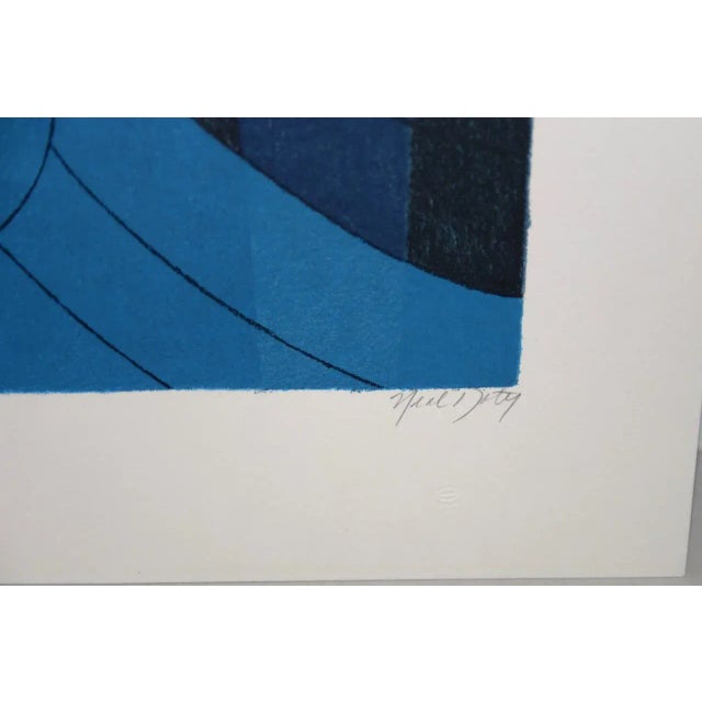 Blue Neal Doty (1941-2016) Mother and Child Serigraph S/N C.1979 For Sale - Image 8 of 10