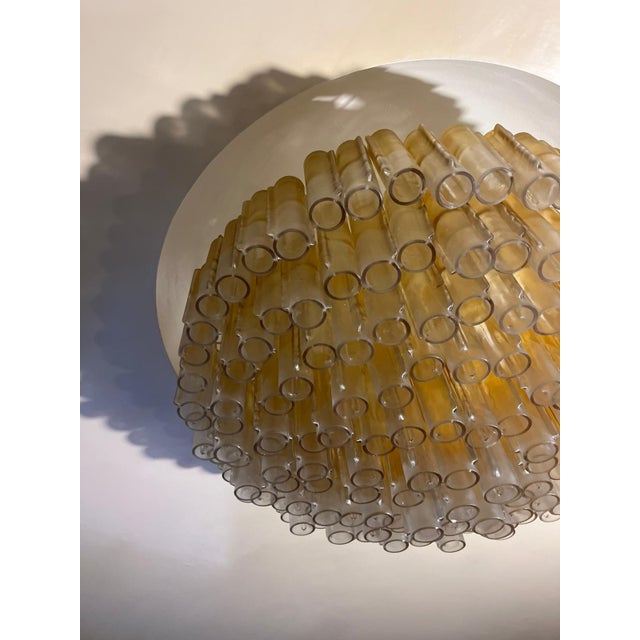 Model Calza Chandelier by Ludovico Diaz De Santillana for Venini, 1970s For Sale - Image 8 of 9