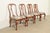 Baker Furniture Company Baker Furniture Queen Anne Carved Walnut Dining Chairs, Set of Four For Sale - Image 4 of 13