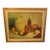 Vintage Impressionist Still Life Fruit & Jars Signed Framed Original For Sale