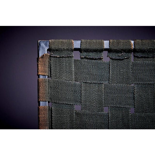 Set of Armchair and Ottoman with Walnut Armrests attributed to Carl Auböck, 1950s For Sale - Image 11 of 18