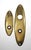 Traditional Vintage Sargent & Co. Polished Brass Oval Door Knob Set For Sale - Image 3 of 12