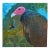 “Dead Skunk” Turkey Vulture Painting by LWren Walraven For Sale
