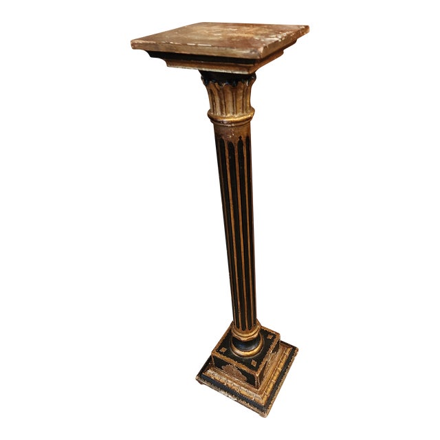 Vintage Florentine Pedestal For Sale