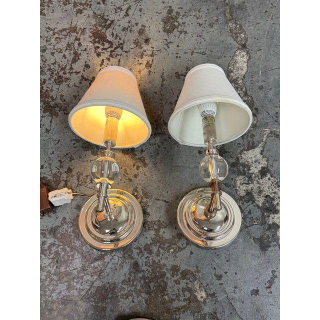 Restoration Hardware Wilshire Single Sconces, Pair For Sale - Image 11 of 12