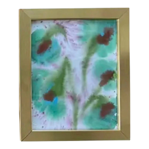 2025 Original Melvin G (Morgan Walker) Fiora Abstract Watercolor, Framed