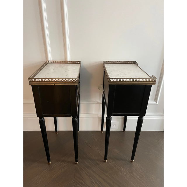 Neoclassical Early 19th Century Neoclassical Nightstand, Pair For Sale - Image 3 of 9