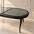 Vintage Chinoiserie Dark Jade Lacquer Faux Bamboo Dining Table With Glass & Woven Panel Top For Sale - Image 11 of 13
