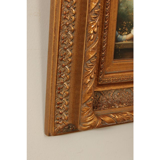 Mid 20th Century After Zula Kenyon Oil Painting on Panel, 'The Song of the Bluebird' For Sale - Image 5 of 12