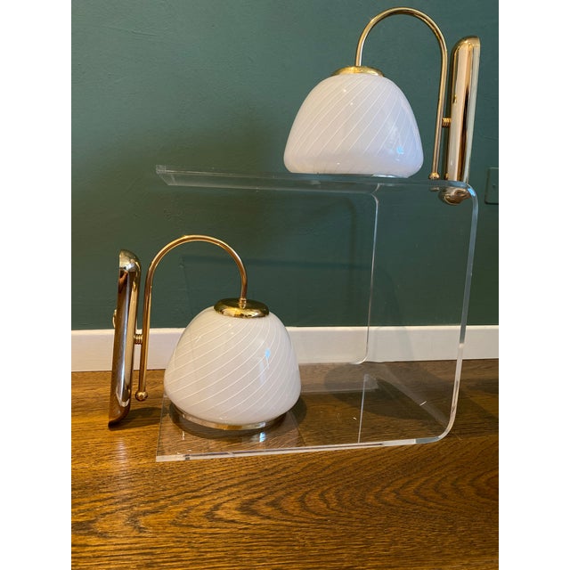 Vintage Murano Glass Wall Lights from Millefiori, 1970s, Set of 2 For Sale - Image 13 of 18