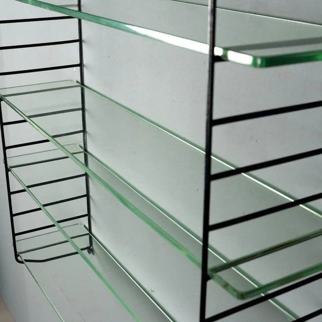 Mid-Century Wall-Mounted Bookcase, 1960s For Sale - Image 6 of 7