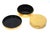 Wood Vintage Gold Leaf and Lacquer Beverage Coaster Set With Lidded Holder — Set of 7 For Sale - Image 7 of 8